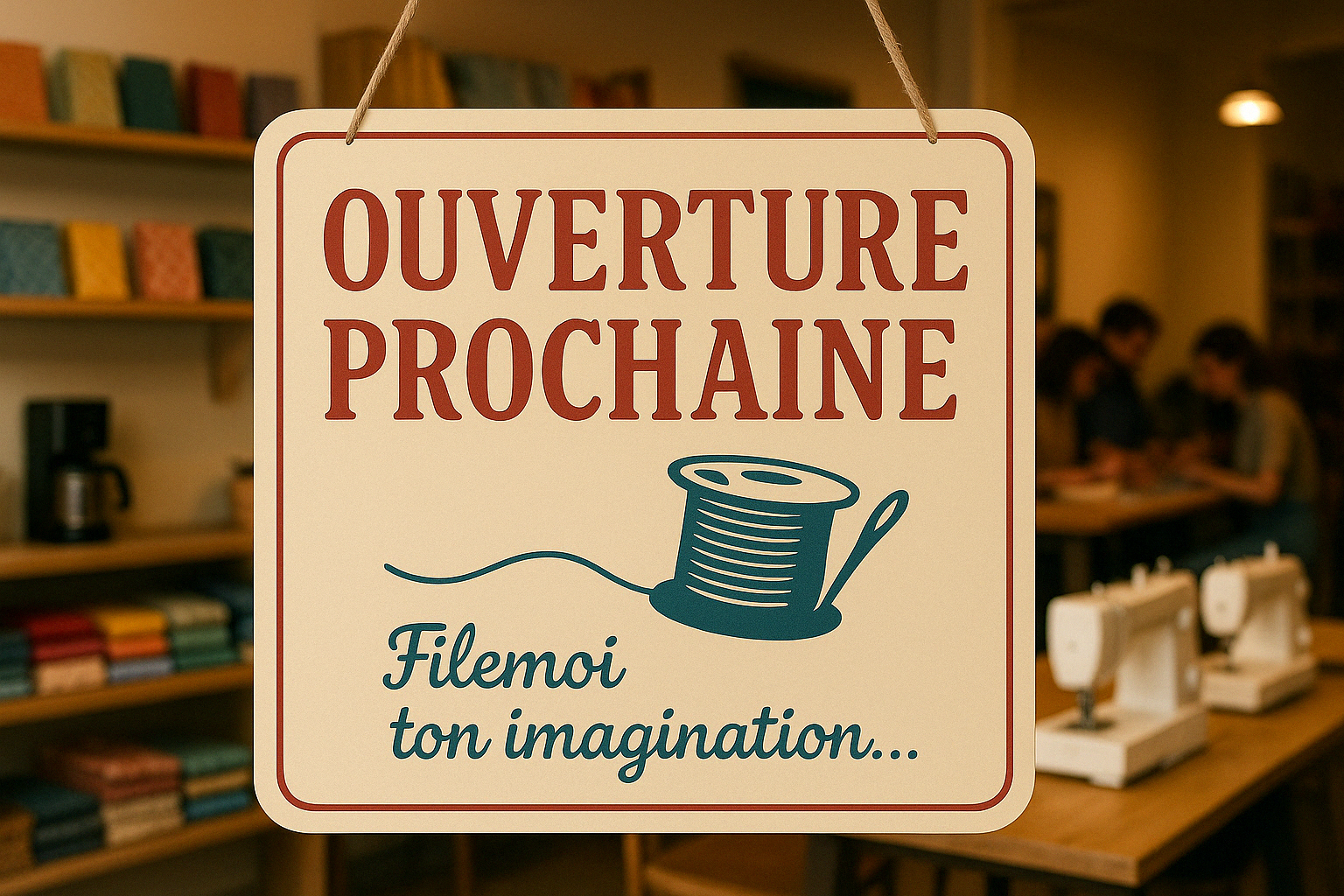 Accueil - ouverture prochaine atelier de couture Filemoi Compiègne